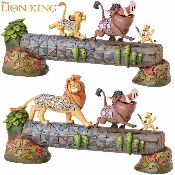 Disney Traditions The Lion King Simba Timon and Pumba Statue, Razors Edge Collectibles